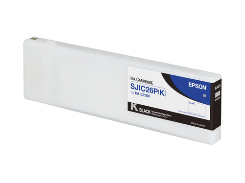 Epson SJIC26P(K): Ink cartridge for ColorWorks C7500 (Black) Epson SJIC26P(K): Ink cartridge for ColorWorks C7500 (Black)